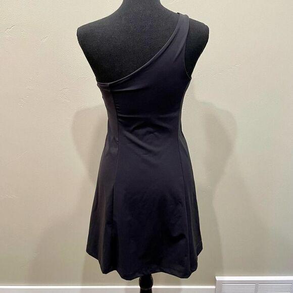 Outdoor Voices Black One Shoulder Dress - Size: Small - Picture 3 of 11